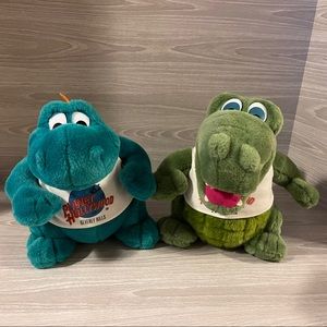 Planet Hollywood 10” Dinosaur & Alligator Plush
